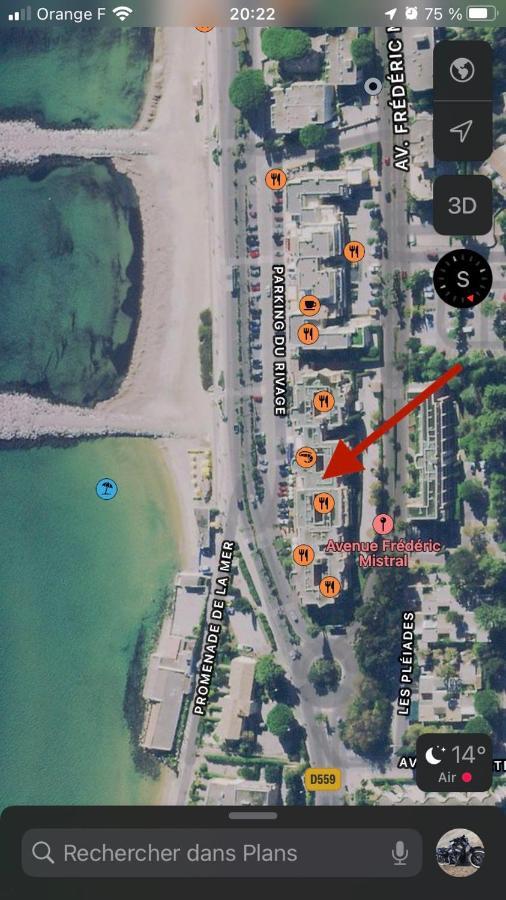 Studio Bord De Mer Cavalaire Eksteriør bilde